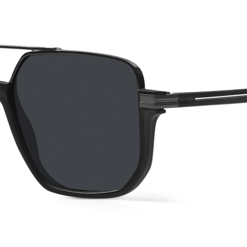 Oversized Black Aviator Sunglasses – Polarized UV400 Unisex Shades