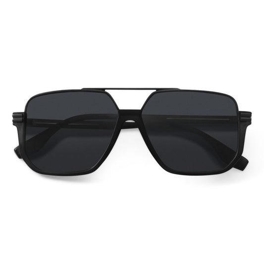 Oversized Black Aviator Sunglasses – Polarized UV400 Unisex Shades