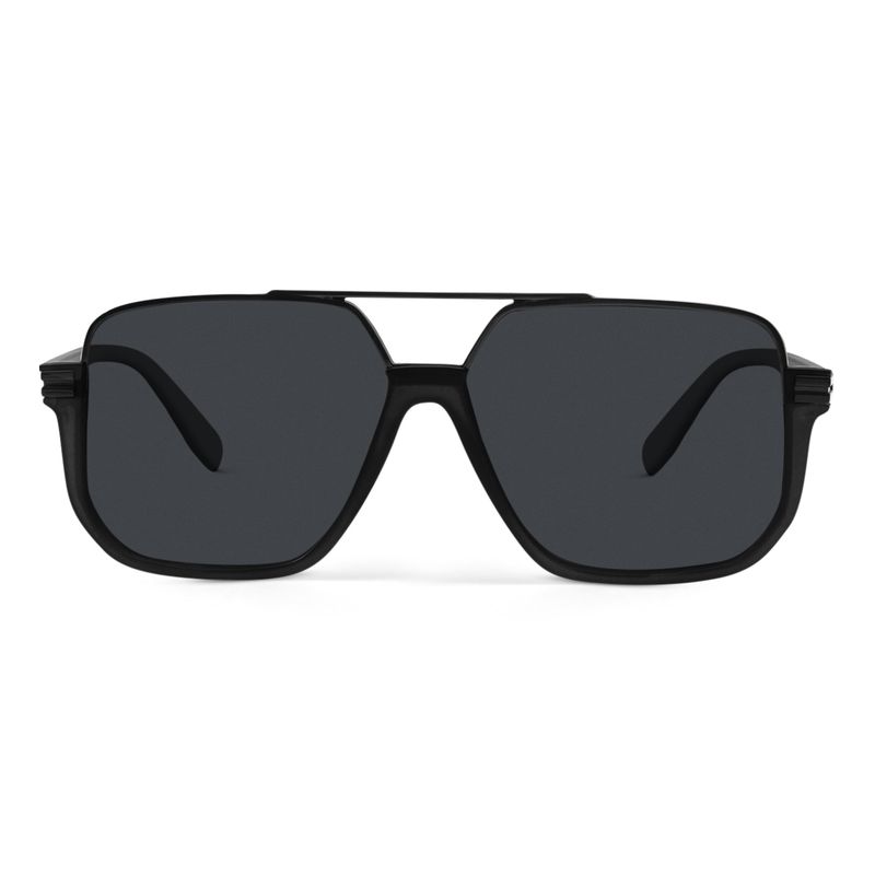 Oversized Black Aviator Sunglasses – Polarized UV400 Unisex Shades