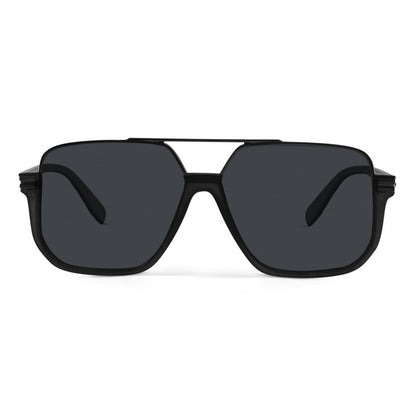 Oversized Black Aviator Sunglasses – Polarized UV400 Unisex Shades